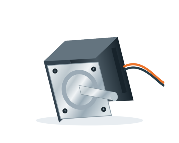 Illustration of an industrial motor — sample product
