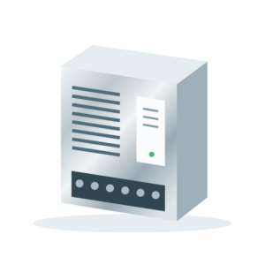 Original technical illustration: power (demo) Illustration of an industrial power — sample product