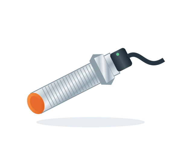 Illustration of an industrial sensor — sample product